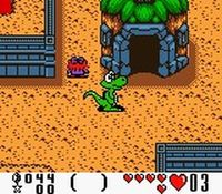 une photo d'Ã©cran de Croc 2 sur Nintendo Game Boy Color